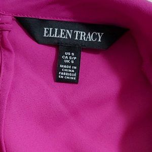 Blouse/Ellen Tracy/Women's Mock Tie Back Neck Blouse /New with tags - $20
